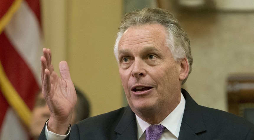 Terry McAuliffe Just Can't Stop Digging That Hole Deeper