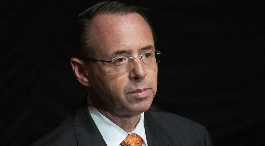 Rod Rosenstein Face-Plants at Testimony, Admits No Cause for Mueller Investigation