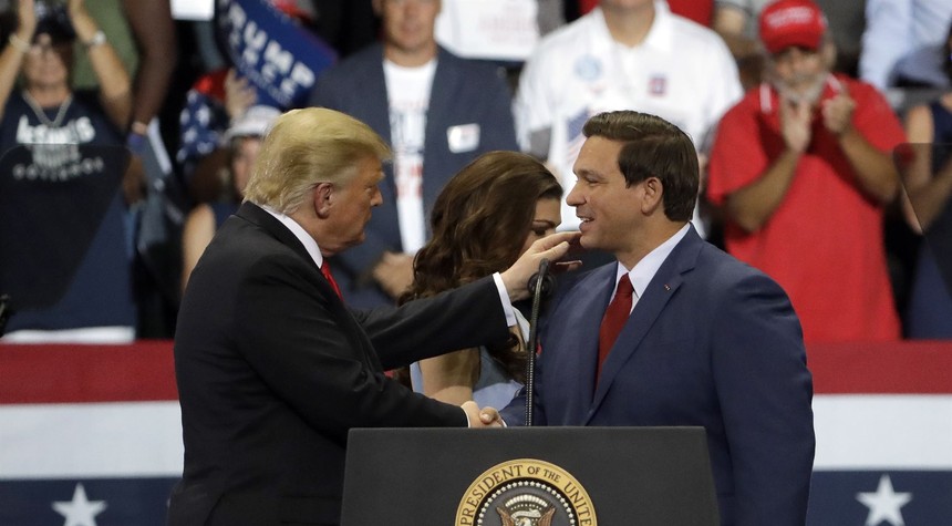 Trump: DeSantis running in the primary is "ELECTION INTERFERENCE!"