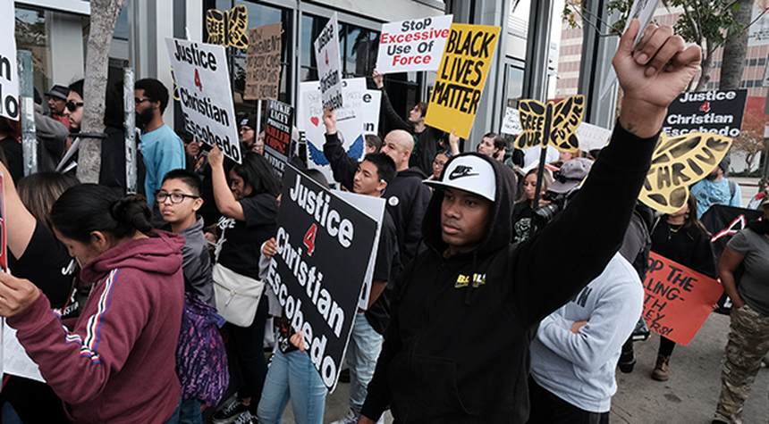 'Black Lives Matter Means Defund the Police'
