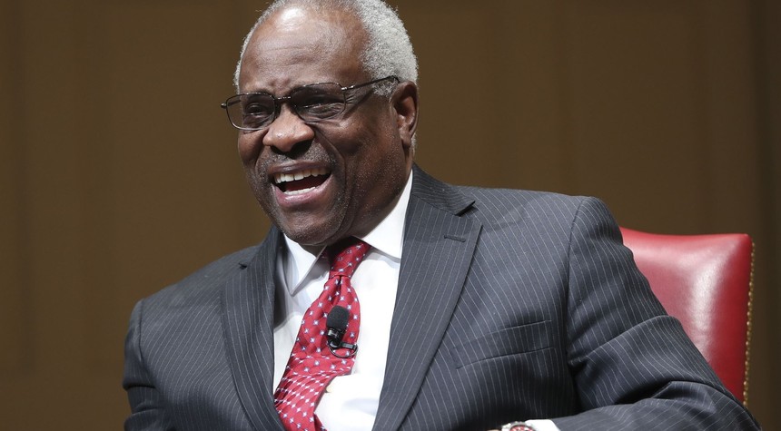 Justice Clarence Thomas Cements 'Legend' Status With One Very On-Point Quip About the MSM