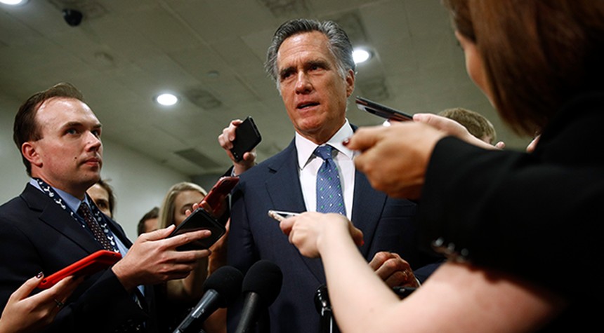 Heartbreak: Mitt Romney Reminds Dems He's Mitt Romney When Asked About 'Punishment' for Hawley and Cruz