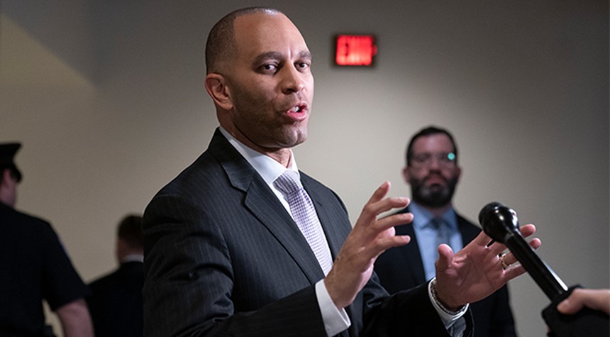 Is Hakeem Jeffries a Raving Lunatic or Is He Just Mad Because Someone Peed in His Office?