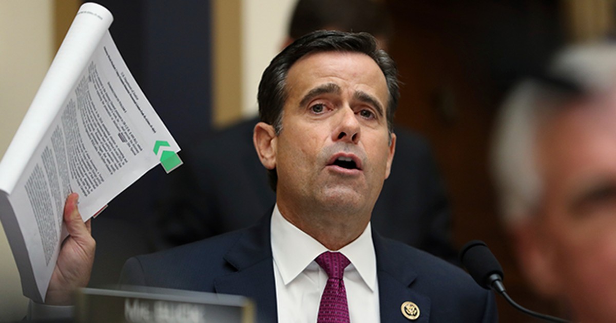 Report: Ratcliffe Gave Durham Intel That He Said Supports 'Multiple Indictments' - Vimarsana News