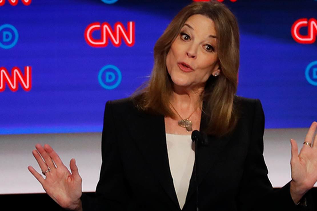 Even Marianne Williamson Backs Joe Rogan, Compares Deplatforming Someone to "Book Burning"