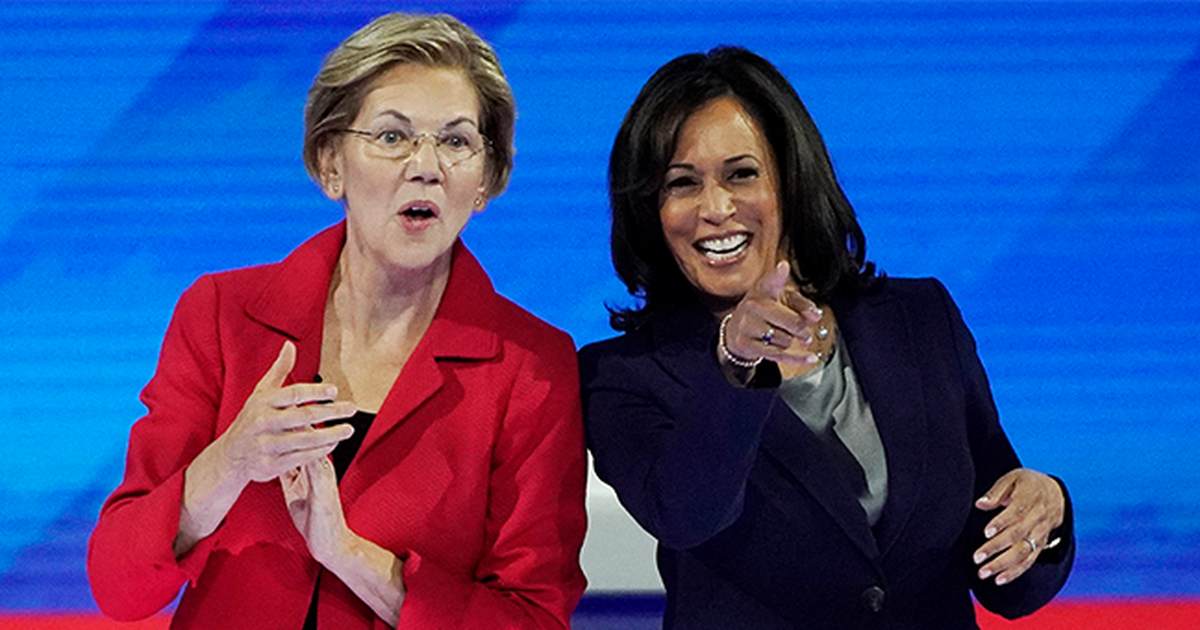 Watch: Liz Warren Raises Eyebrows When Asked if Kamala Should Be Biden's Running Mate in 2024 - Vimarsana News