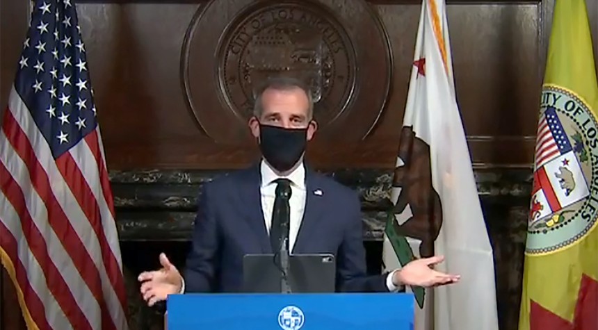 L.A. Mayor Garcetti Accidentally Reveals Who's Responsible for CA's Coronavirus Surge Crisis