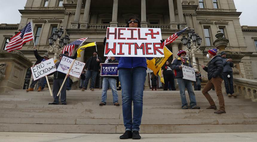 HEIL WHITMER: 'Massive Convoy Heading from Lowell to Lansing' to Protest Michigan Governor Whitmer
