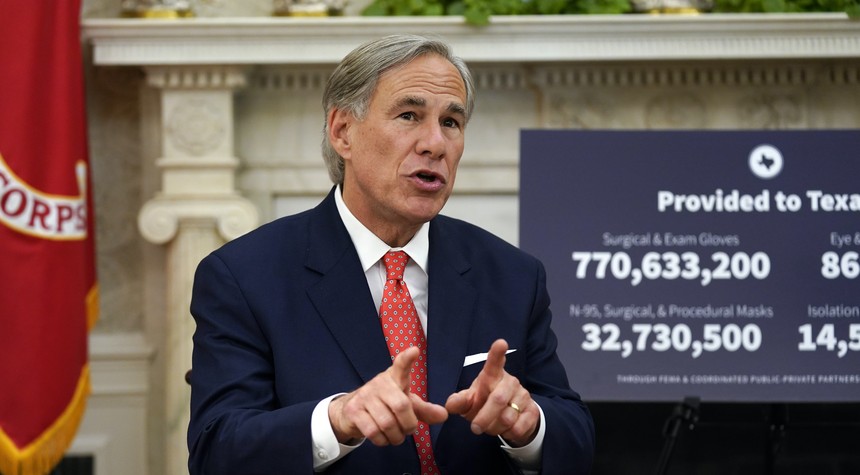 Greg Abbott Mic Drops Media by Sharing Red State vs. Blue State Wuhan Virus Response Comparison Graphic