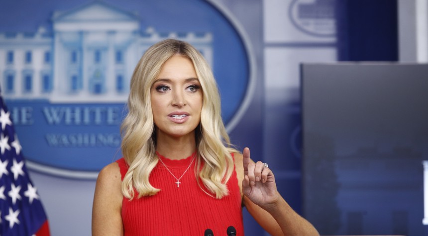 Kayleigh McEnany Triggers 'Reporters' With Solid Answer on Why Trump Called BLM Group a 'Symbol of Hate'