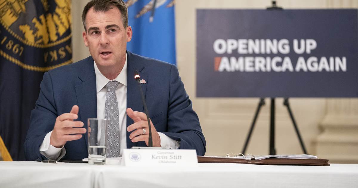 Republican Governor Stitt falls behind in recent poll of Oklahoma voters... Is his time up? - Vimarsana News