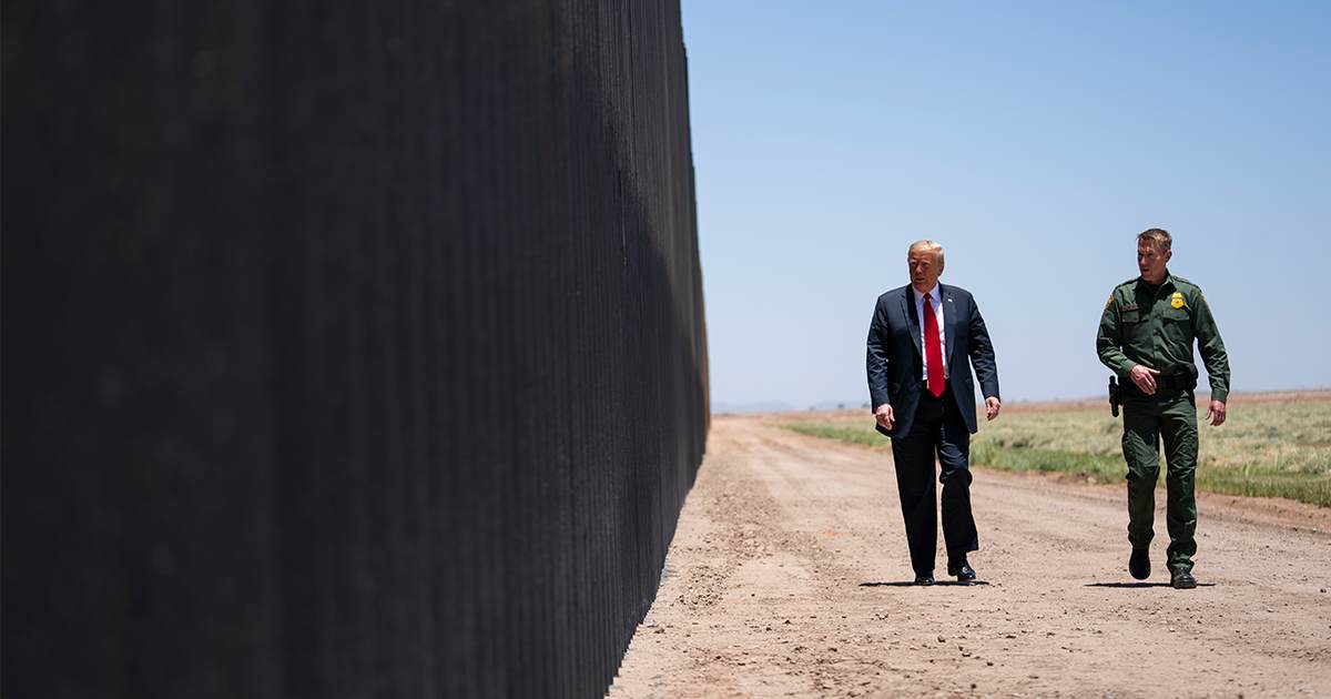 Biden Admin Forced to Complete More of Donald Trump's Border Wall - Vimarsana News