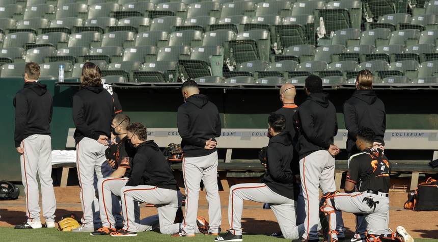 Former MLB Player Blasts Giants After Team Posts Video of Players, Coach Taking a Knee