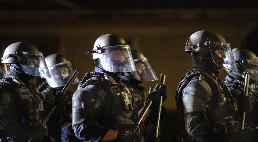 Biden Touts Police Reform While Mobs Run Wild in Portland