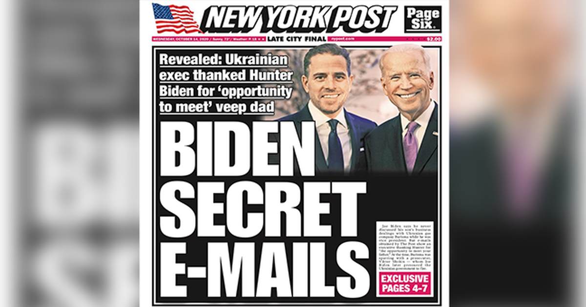 New York Post Reveals How Biden WH Is Punishing Them - Again - for Their Hunter Biden Coverage - Vimarsana News