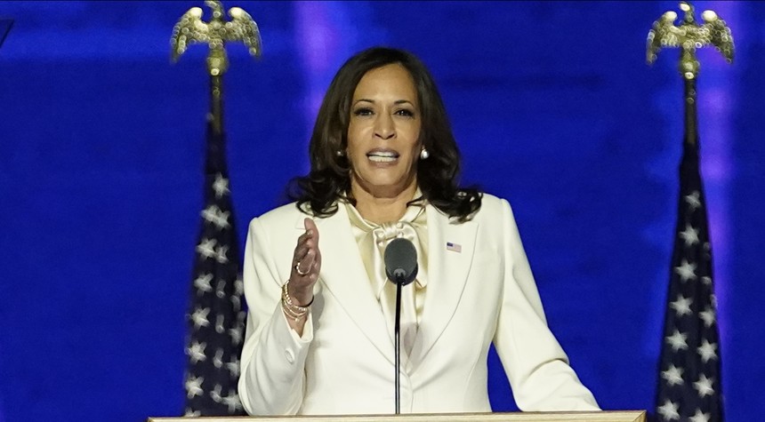 Kamala Harris Tells a Blatant Lie to Own the Orange Man, but She's Really Just Scared