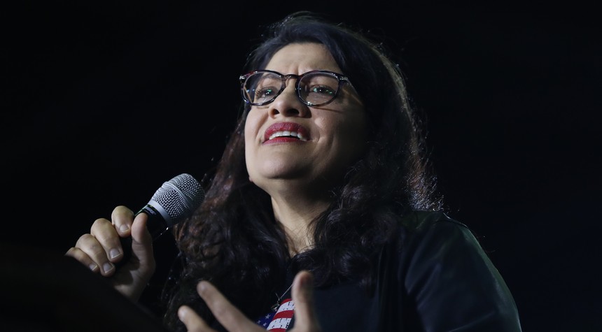 Watch: Rashida Tlaib Makes a Rather Revealing Mask Theater Admission During Detroit Event