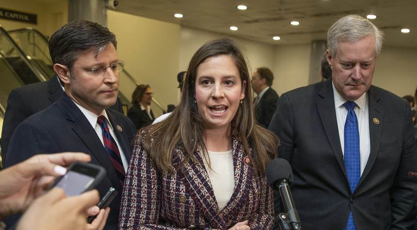 Report: Trump, McCarthy, Scalise all back Elise Stefanik to replace Cheney in caucus leadership