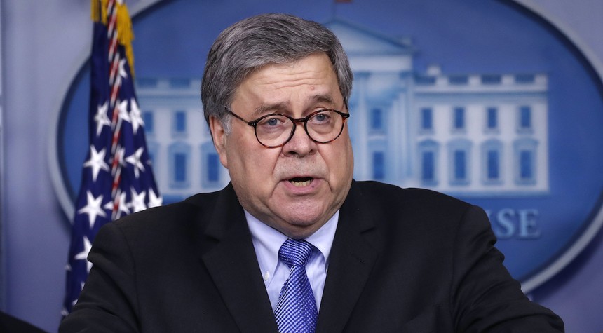 Bill Barr Drops Some Big News About the Investigation, Obama, and Biden