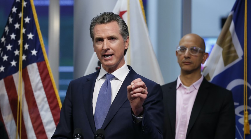 Governor Gavin Newsom Unveils Six Creepy Conditions California Must Meet Before Reopening the Economy