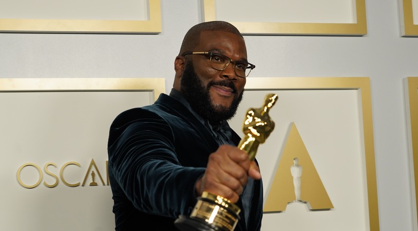 Tyler Perry's Oscar speech: "I refuse to hate" -- and hope you join me in the middle; UPDATE: Ratings drop 50%? UPDATE: -58%, -64% in key demo