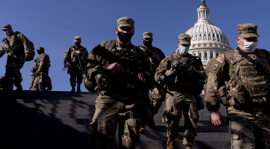 Report Suggests Never-Ending Presence of National Guard Troops at the U.S. Capitol
