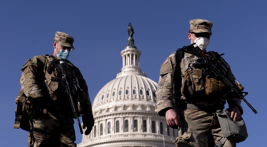 Stuff Just Got Serious: National Guard Troops Stationed at US Capitol Have Been Cleared to Use Lethal Force