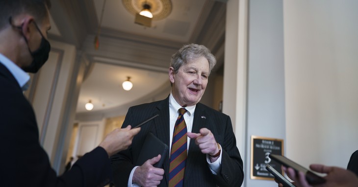 John Kennedy, who may not join this bipartisan bill much longer.