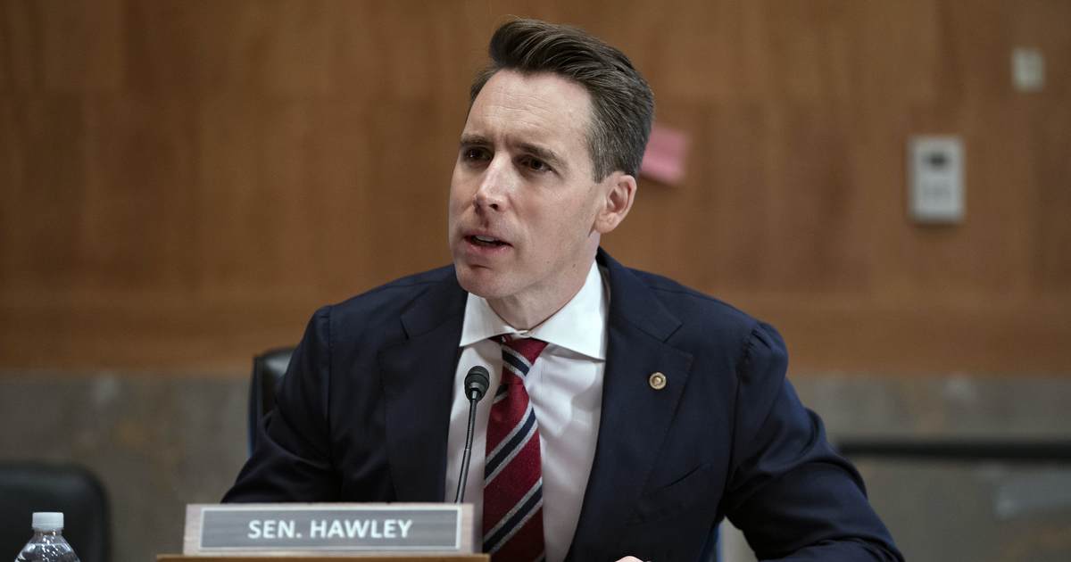 Josh Hawley's Statements About the Left's Attack on Men Are Correct...Mostly - Vimarsana News