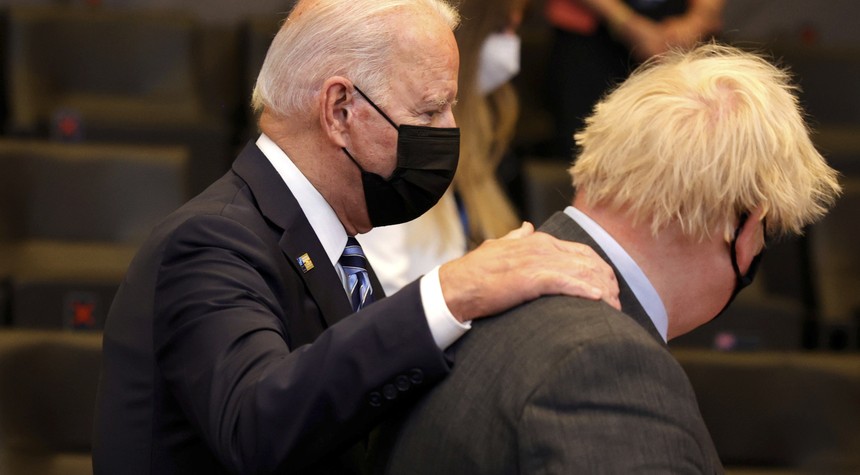 Biden Staff Cuts off Boris Johnson to Stop Reporters From Asking Joe Any Questions