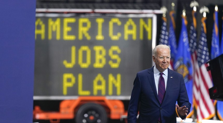 Biden’s ‘Infrastructure’ Bill Includes Massive Slush Funds for Green Energy Boondoggles