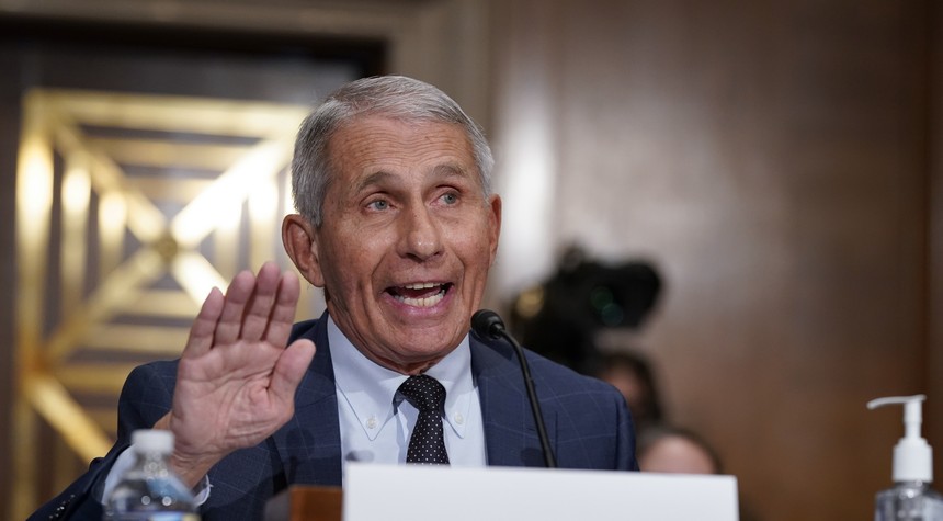 'Sociopath' Fauci Finally Openly Admits He Doesn't Care About Freedom