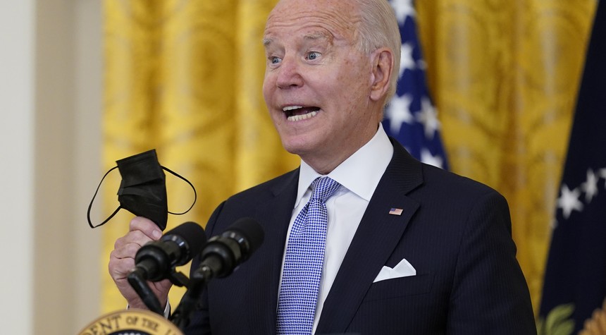 Biden Plays Bad Mask Theater and Freaks out the Secret Service