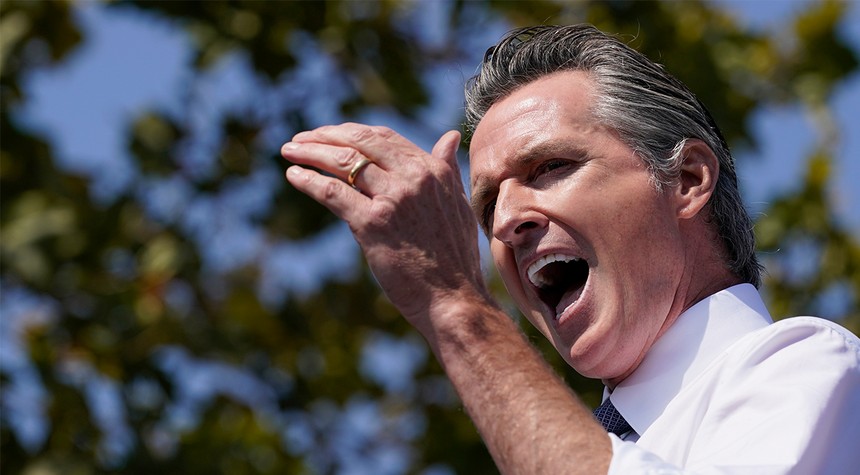Newsom wants to craft a gun ban based on the Texas abortion law?