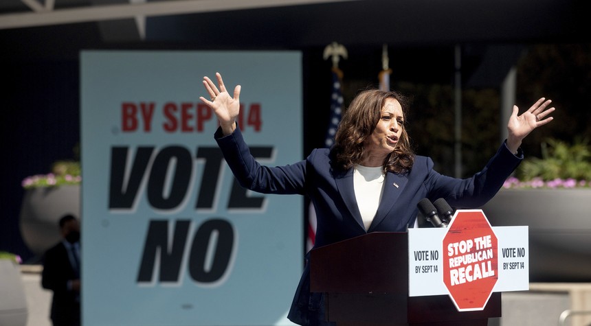 National leader with the worst net favorable rating? Kamala Harris, of course