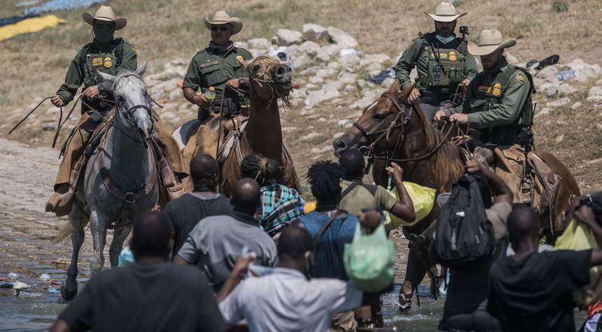 Mayorkas Puts Cavalry Border Agents Who Used Reins to Control Haitian Illegals on Desk Duty Pending Investigation
