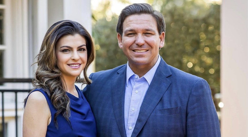 A Gross Attack on Ron DeSantis' Wife Sparks a Debate Over COVID Testing