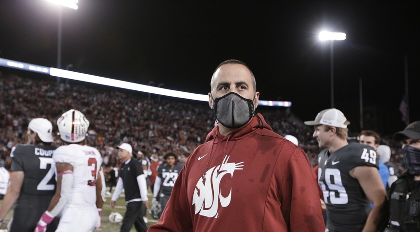 Washington State Football Coach's Firing Just Gave Away Governor's 'Illegal' Mandate Trick Play