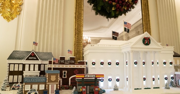 White House, Christmas, Gingerbread House