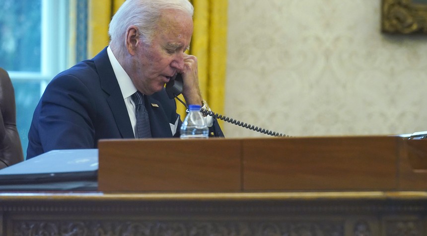 There's a Glaring Problem With a Pic Biden Released of His Call With Zelensky