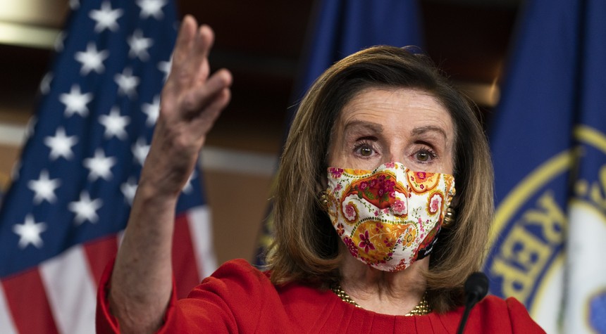 Pelosi Cracks Down on Masks in Capitol, While Dems Allow COVID-Positive Illegals to Pour In