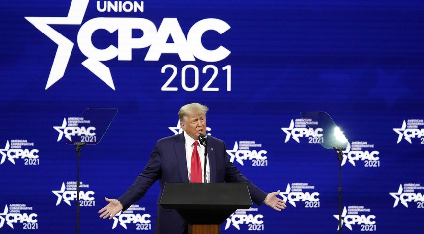 Pres. Trump "Names Names" In His Speech at CPAC -- Putting Primary Targets on the Backs of GOP Members Who Voted To Impeach