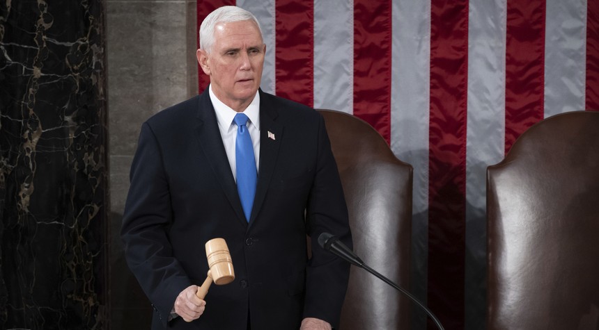 Vice President Mike Pence Commits 'Unforgivable Sin' of Adhering to U.S. Constitution