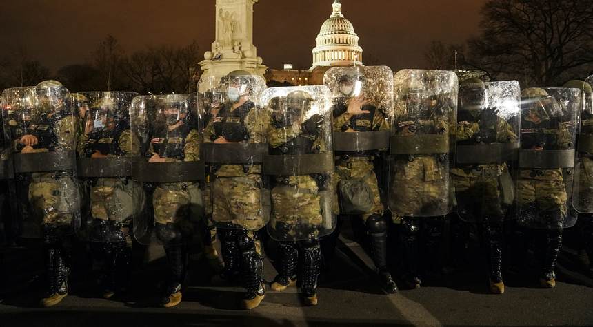 WATCH: Massive Armed National Guard Presence All Over the Capitol in DC, Over 15,000 Plus