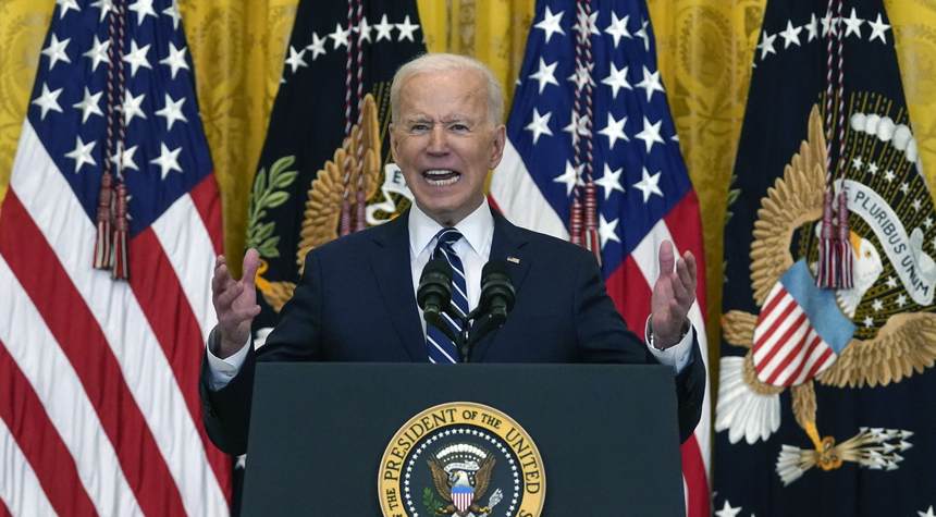 Watch: Joe Biden Appears Visibly Flustered, Defeated in Post-Sinema Speech Interview