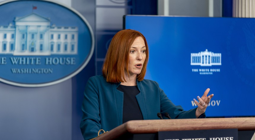 Jen Psaki’s Snide Answer to Male Reporter's Abortion Question Is Taken to Its Logical Conclusion