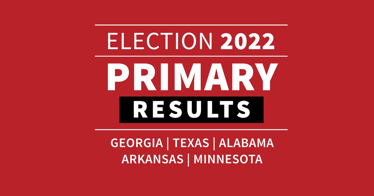 LIVE ELECTION RESULTS: Georgia, Alabama, Texas, Minnesota, and Arkansas - Vimarsana News