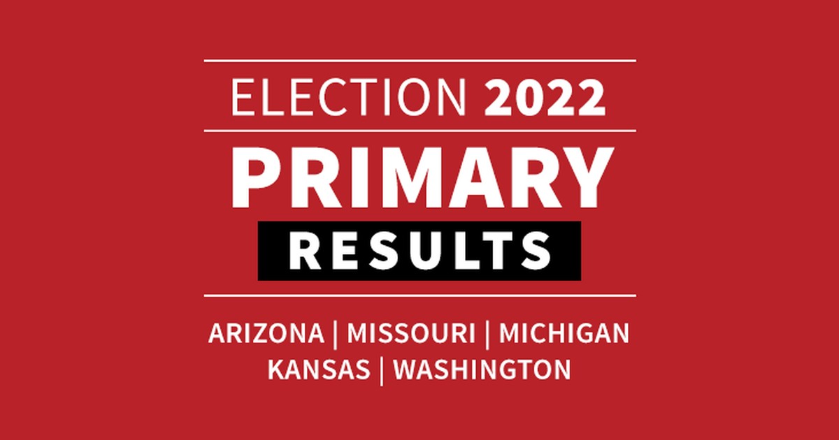 LIVE ELECTION RESULTS: Arizona, Kansas, Michigan, Missouri, Washington - Vimarsana News