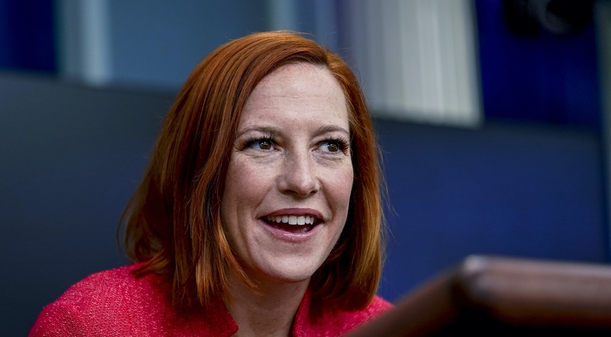 Jen Psaki Goes Full-Metal Alex Jones Claiming That Russia Is Plotting to Use Chemical Weapons in a 'False Flag' Attack