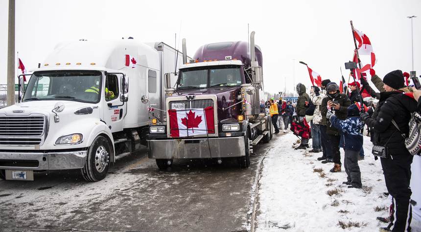 Dem Lawmaker Advocates Very Troubling 'Canadian' Action Against American Truckers